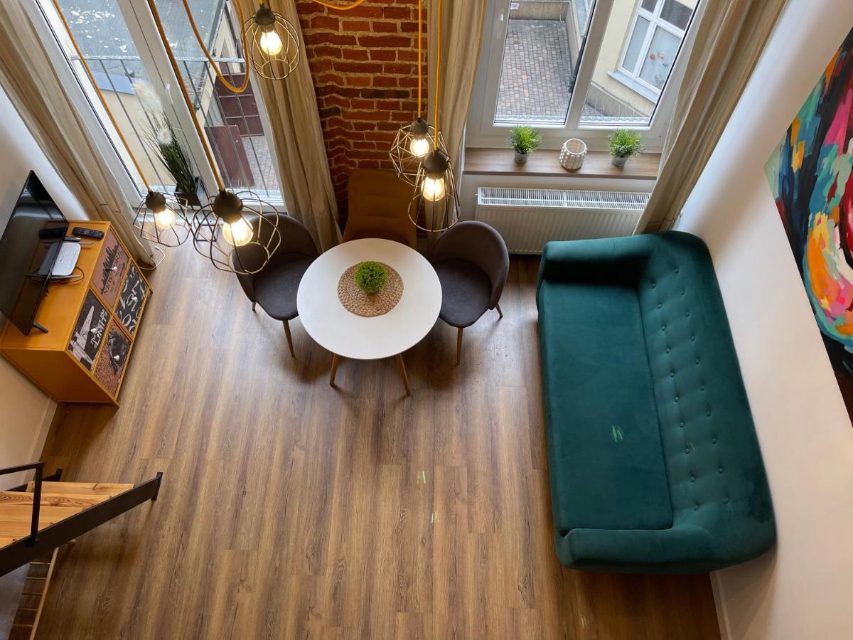 Urokliwy Loft W Ncl Kamienica Vabank 34 Apartamento Łódź Exterior foto